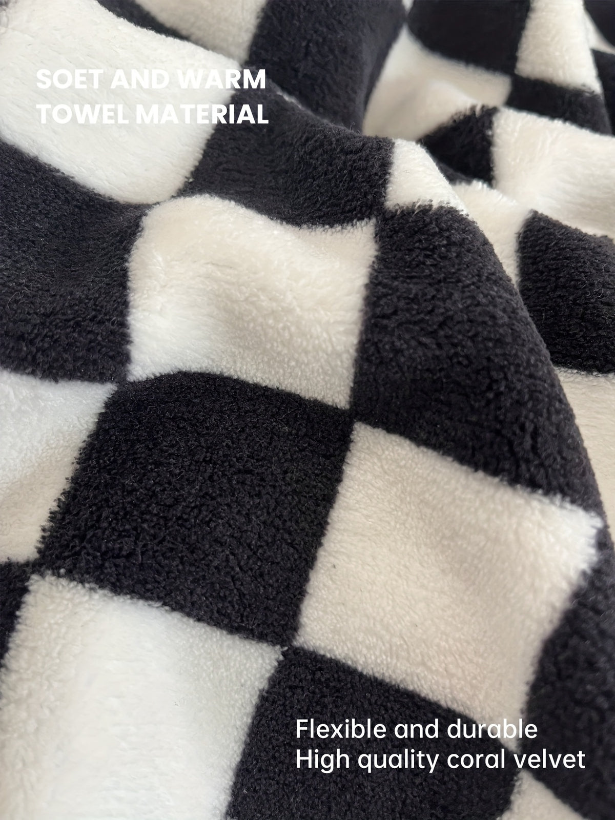 Women's long tartan bathrobe