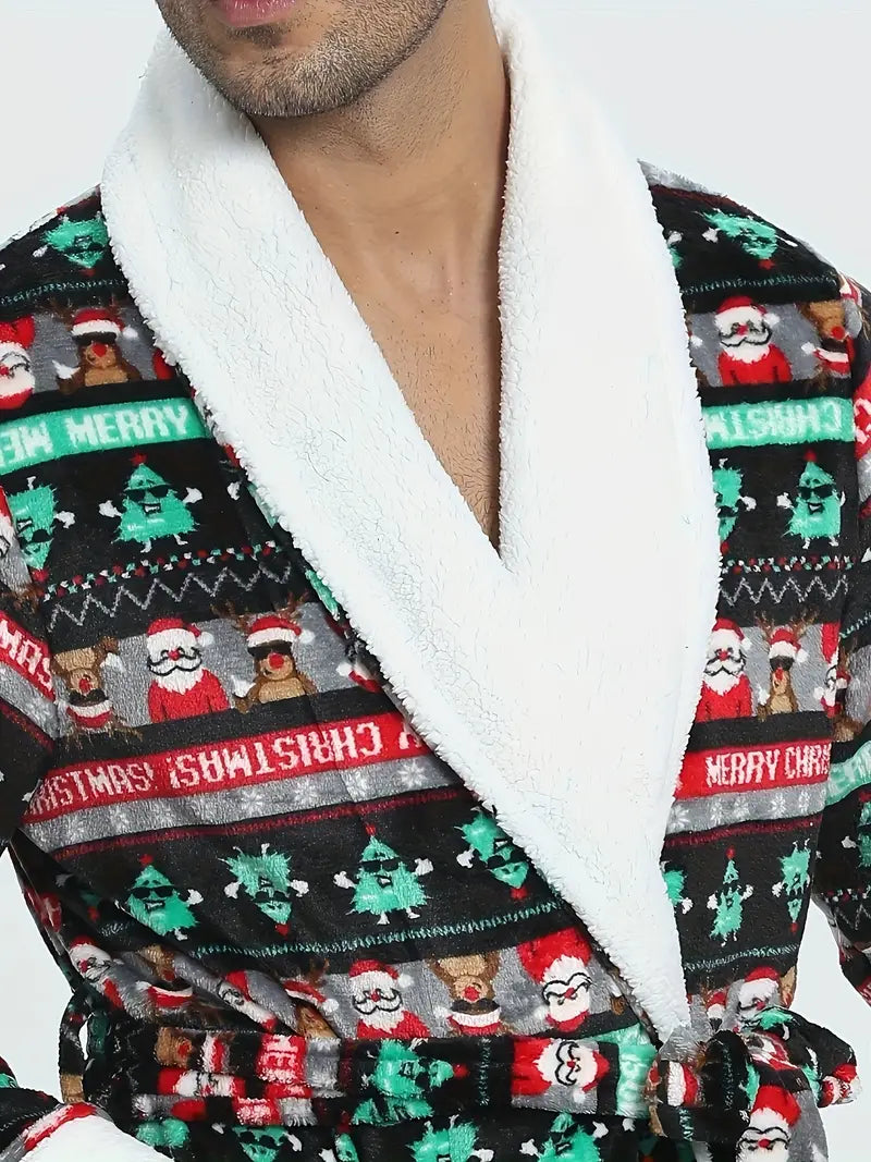 Peignoir Polaire Chaud de Noël — photo 11