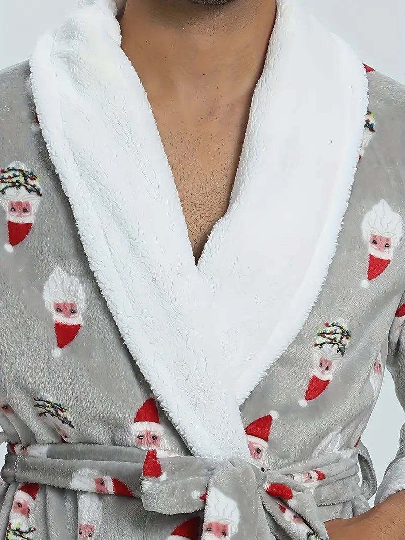 Peignoir Polaire Chaud de Noël — photo 8
