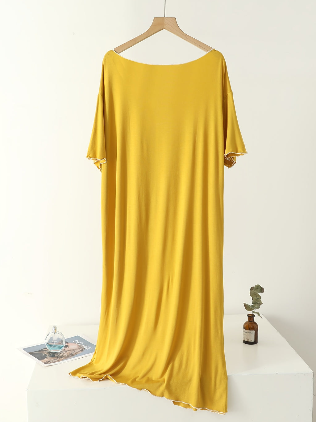 Women's plus size modal nightdress, two pack