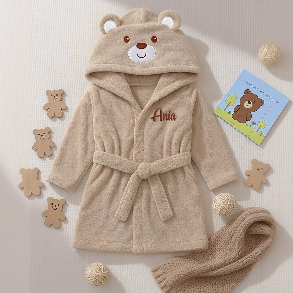 Bear Style - Brown Embroidered Thread / Font 1
