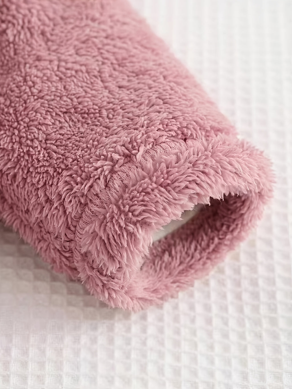 Newborn pink hooded dressing gown