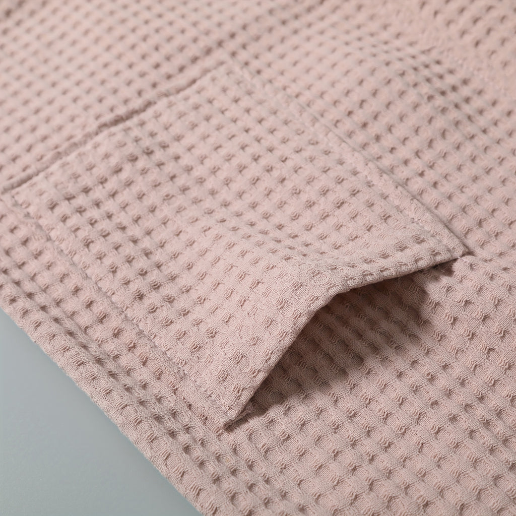Unisex waffle dressing gown