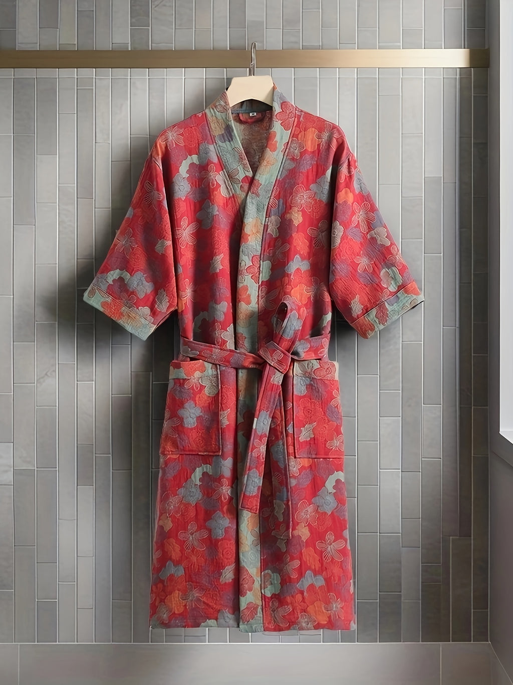 Unisex bathrobe spa style