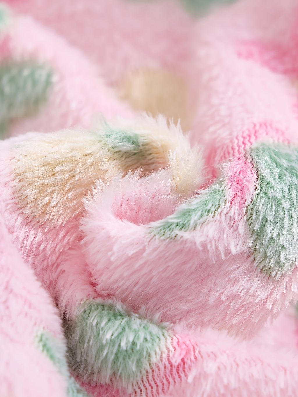 Baby pink hooded towelling bathrobe