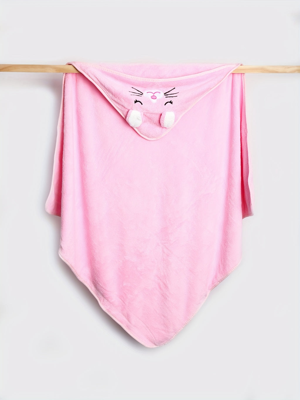 Baby hooded bathrobe