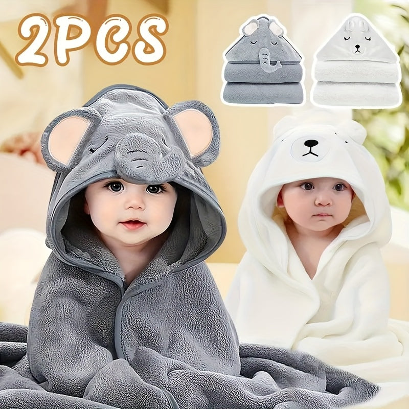 White bear + gray elephant