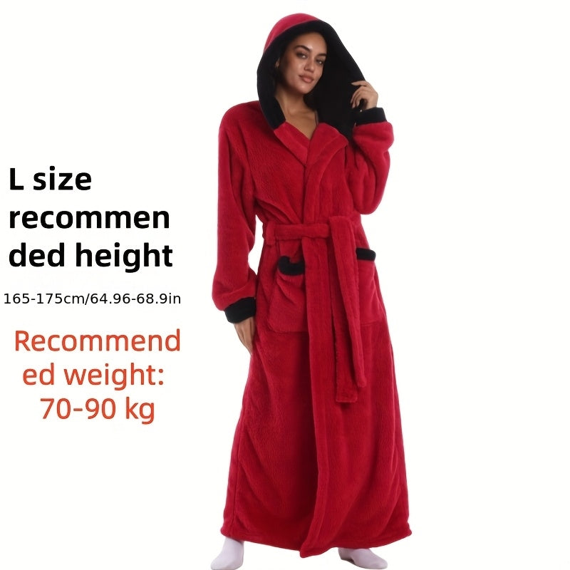 Red Hooded Robe / L
