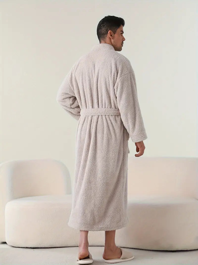 Peignoir de Bain Polaire Chaud — photo 10