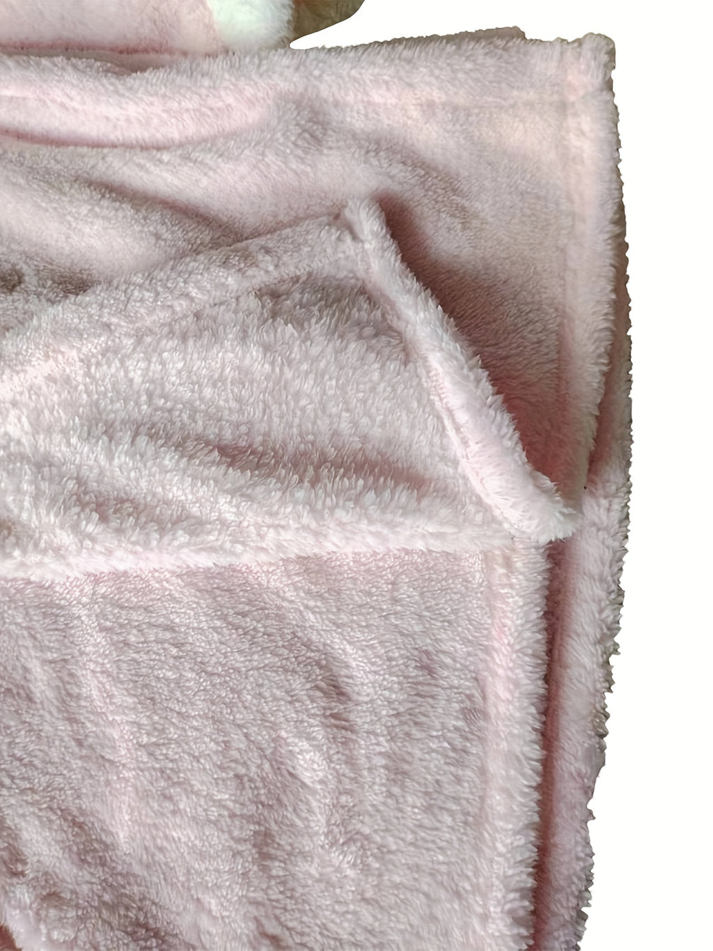 Women's pink flannel dressing gown