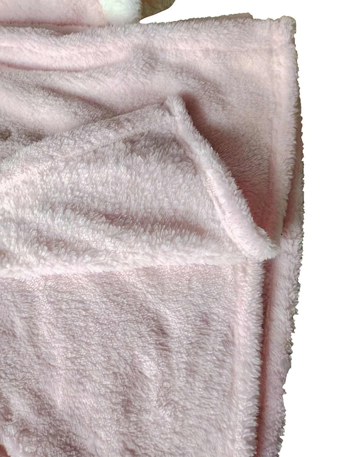 Women's pink flannel dressing gown