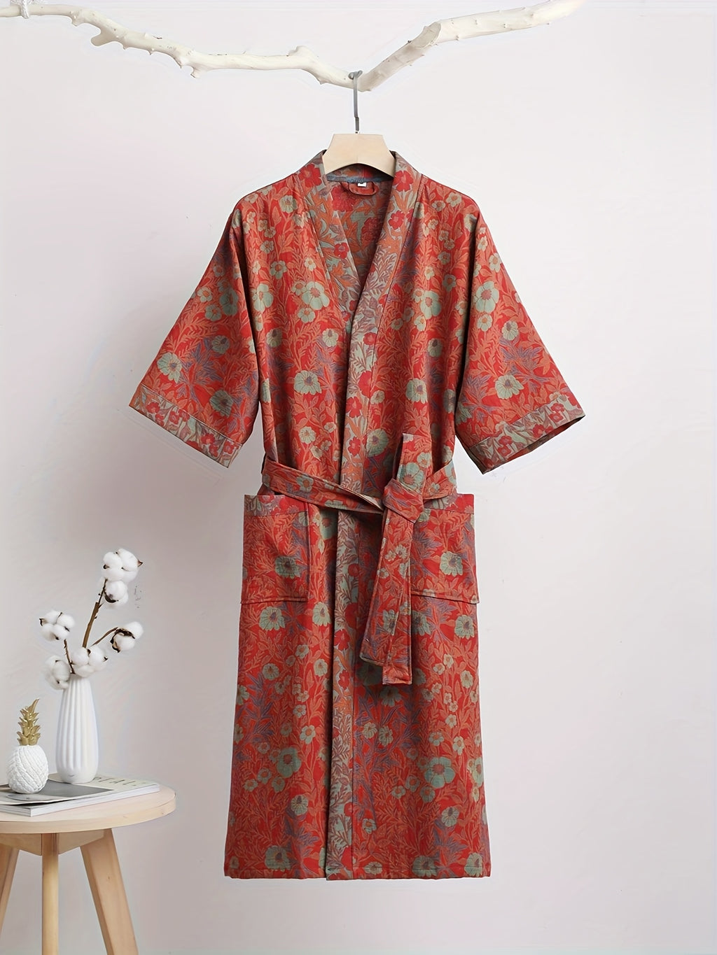 Unisex bathrobe spa style