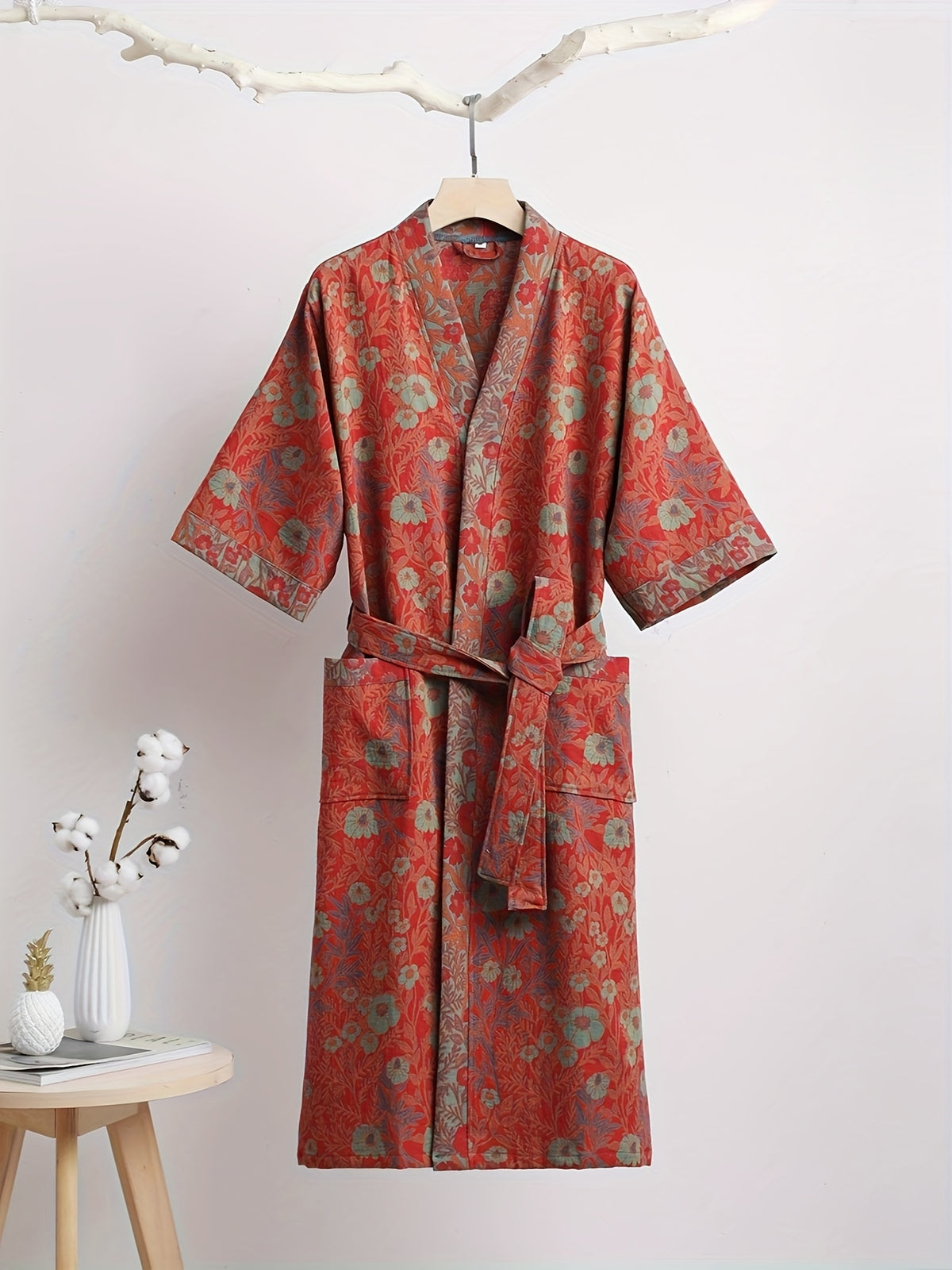 Unisex bathrobe spa style