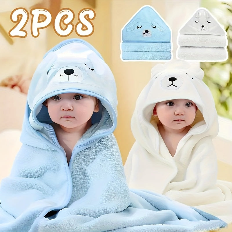 Blue puppy + white bear