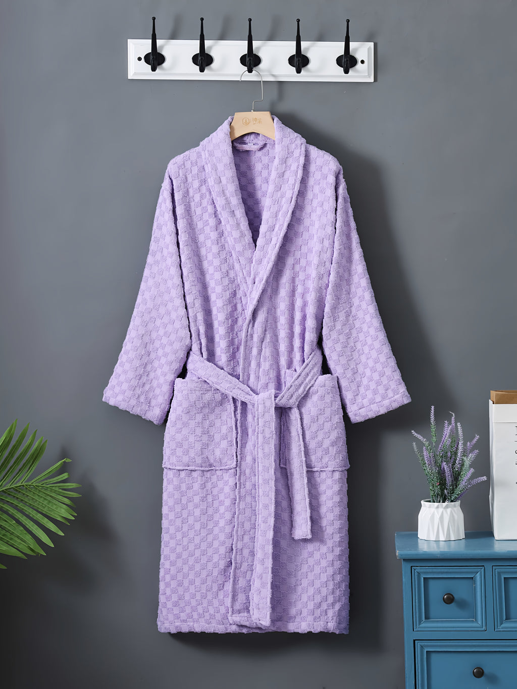 Women's fleece bathrobe his and hers