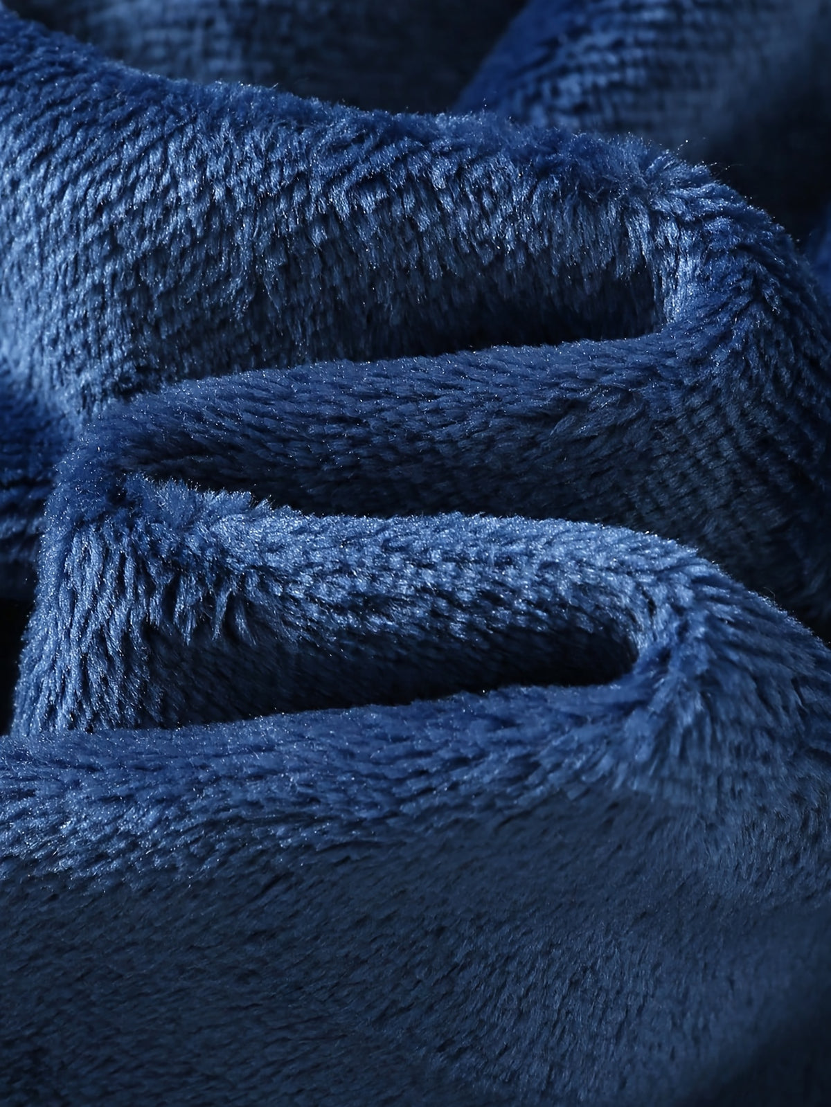 Baby blue hooded flannel bathrobe