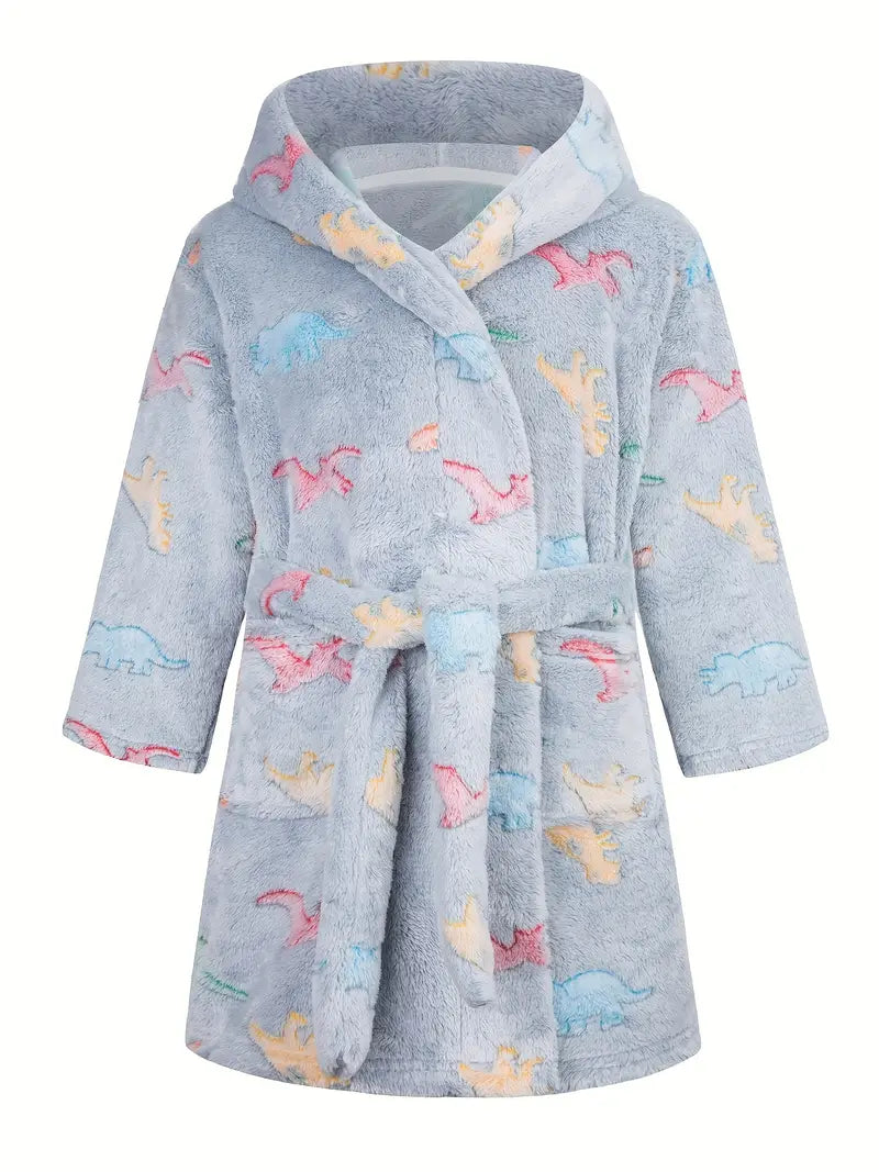 Peignoir de Bain Enfant Éponge Gris — coloris gris