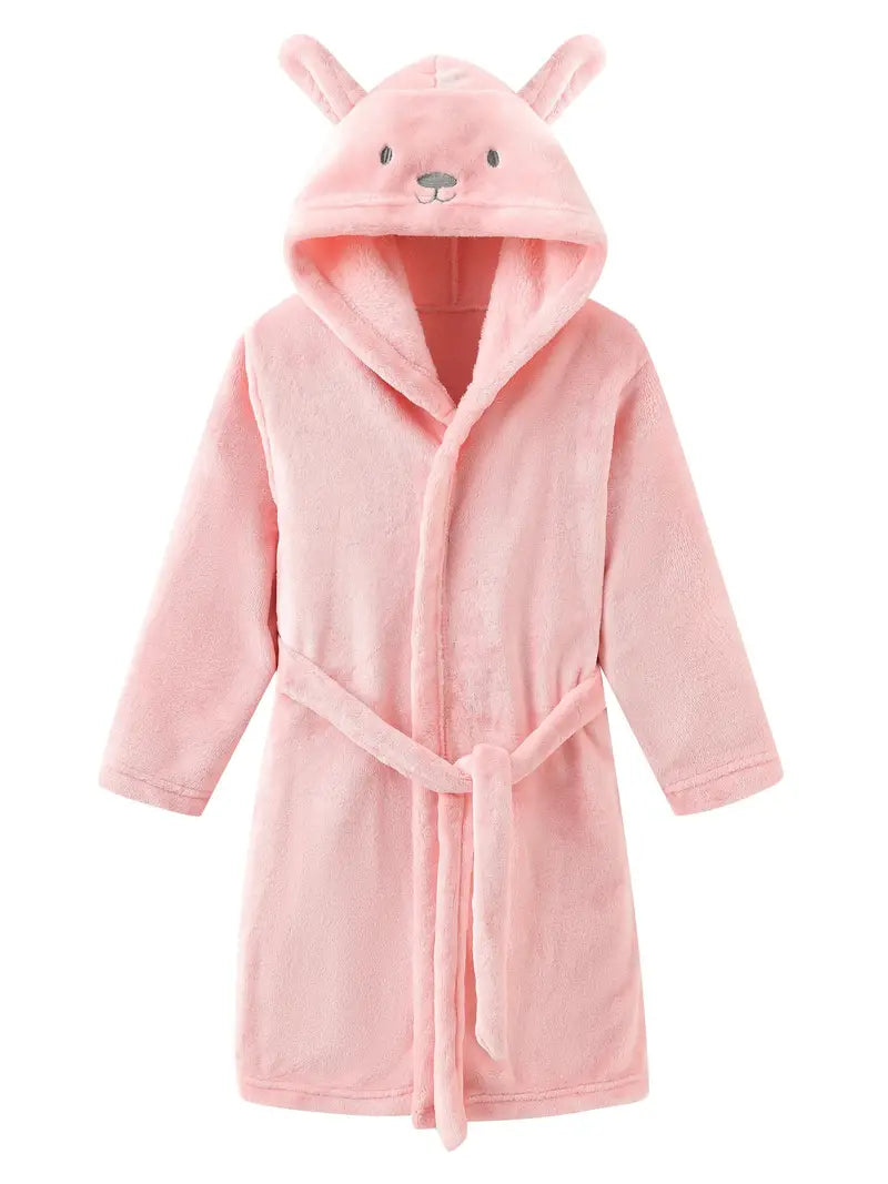 Peignoir de Bain Enfant Oreilles de Lapin — coloris rose