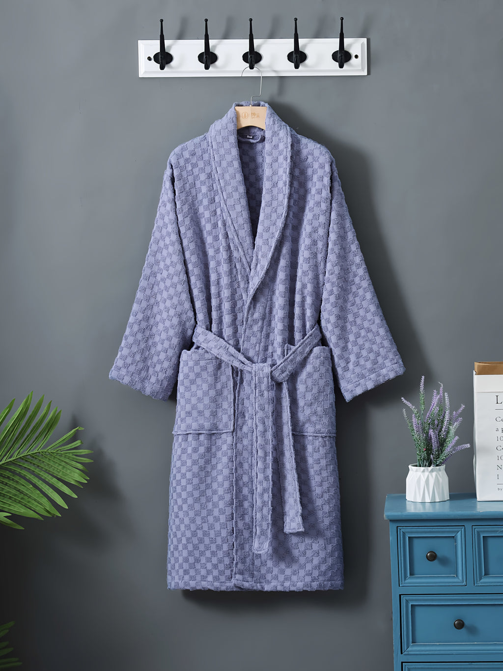 Women's fleece bathrobe his and hers
