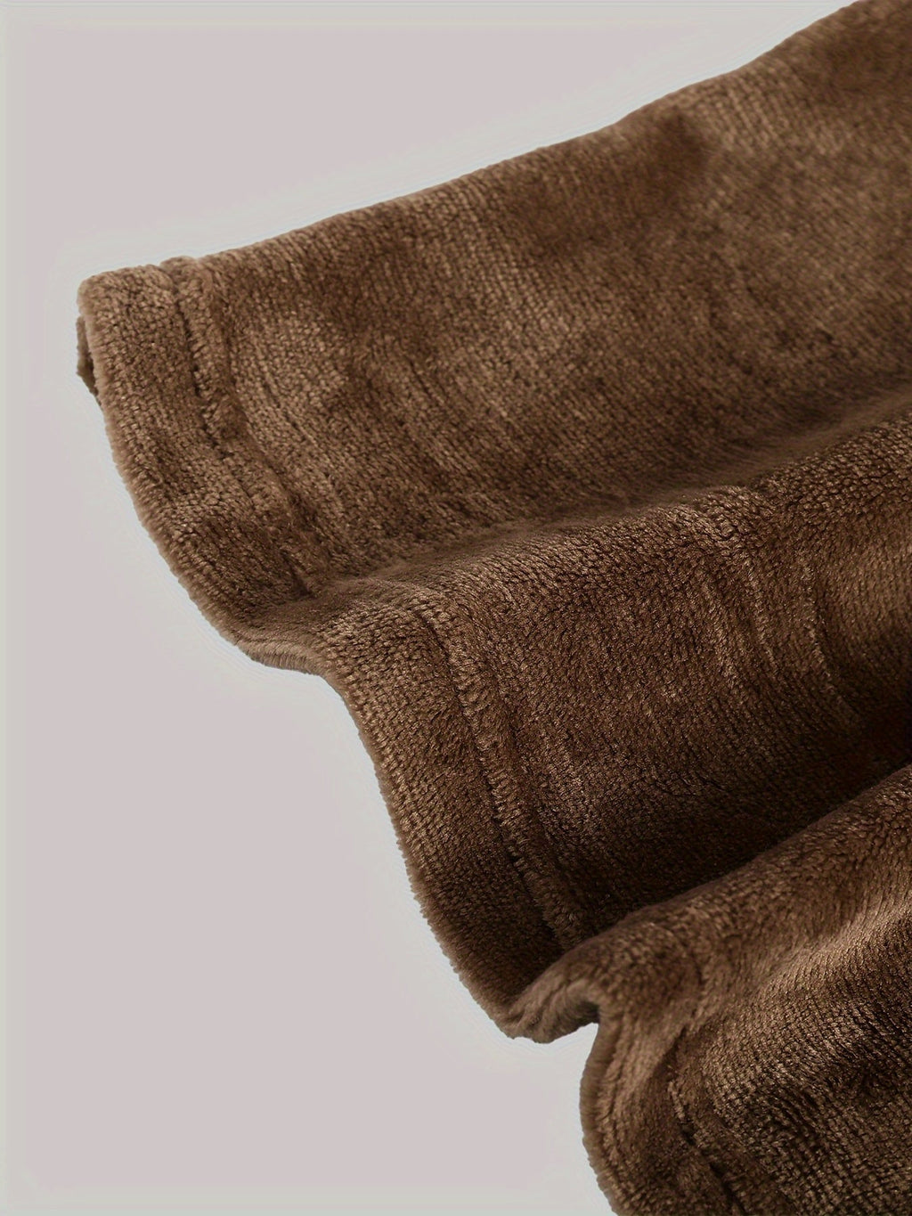 Men's thick hooded towelling bathrobe