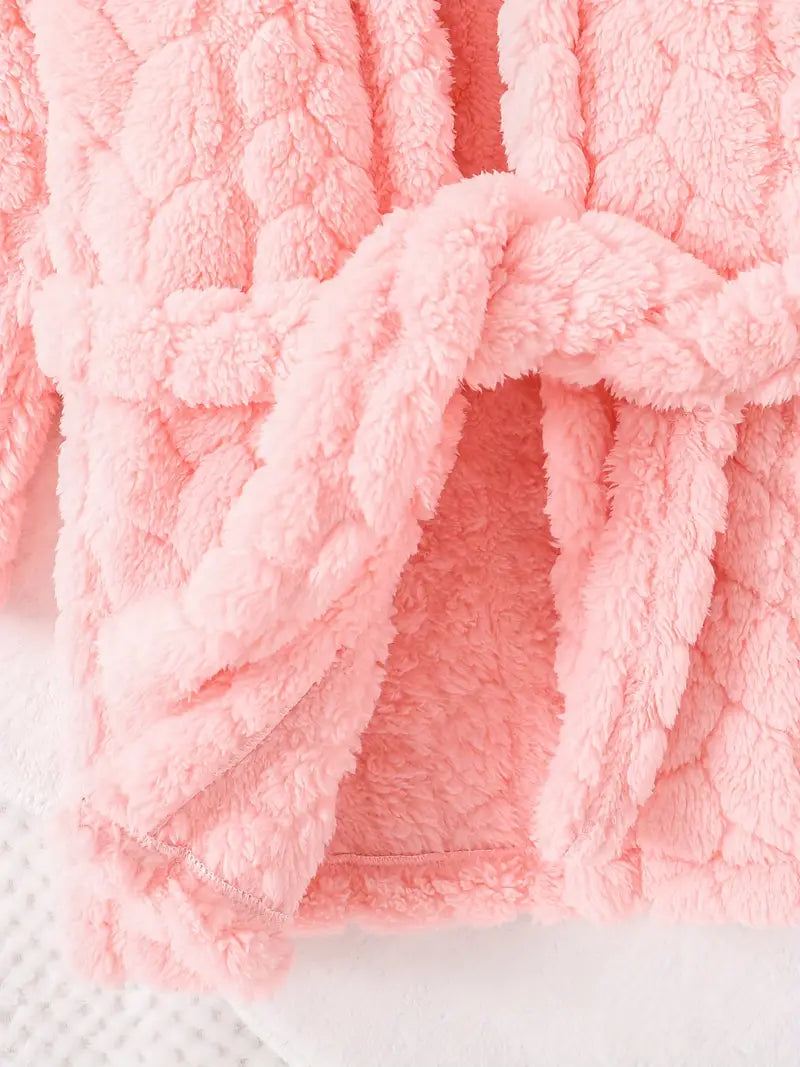 Peignoir de Bain Enfant En Polaire Éponge pour Filles — photo 4