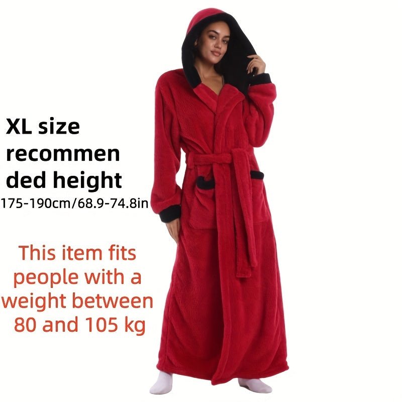 Red Hooded Robe / XL