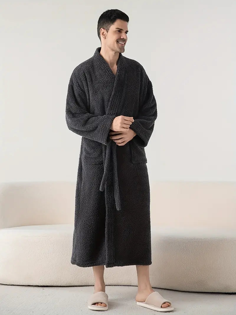 Peignoir de Bain Polaire Chaud — photo 8