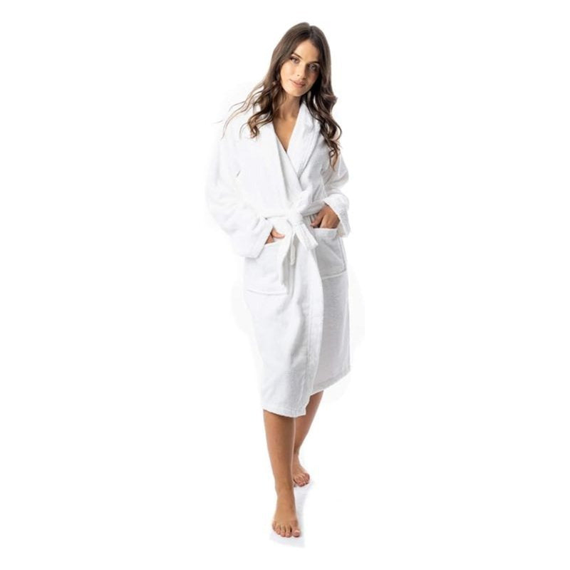 Unisex terry towelling bathrobe, luxury