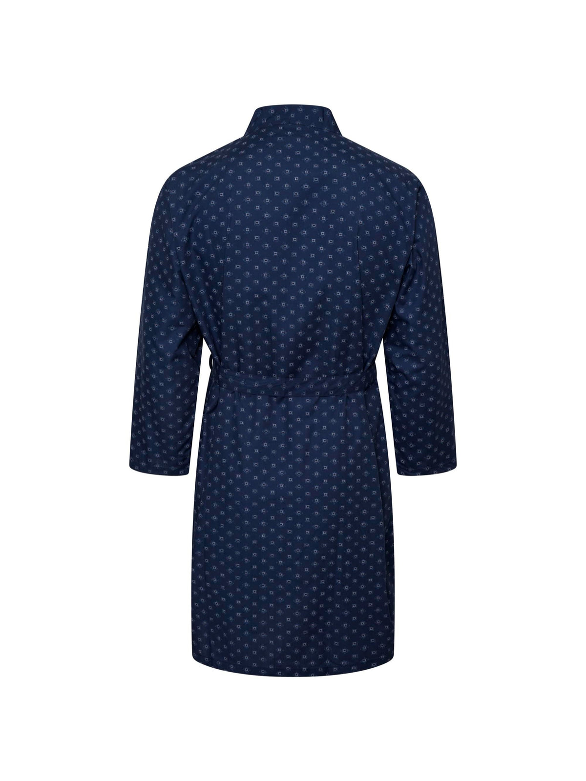 Men's long cotton bathrobe