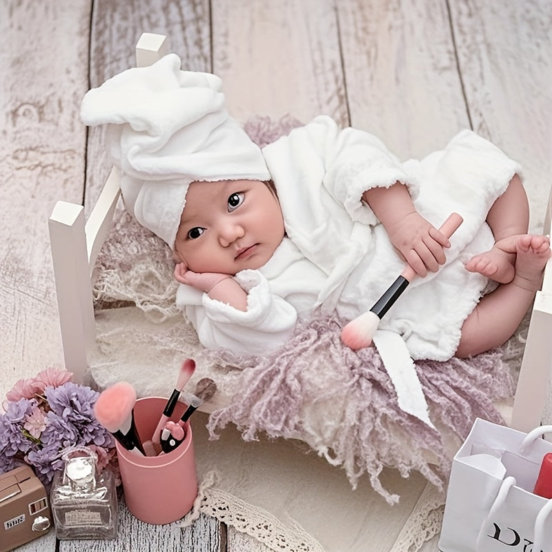 Newborn bathrobe, 5-piece set