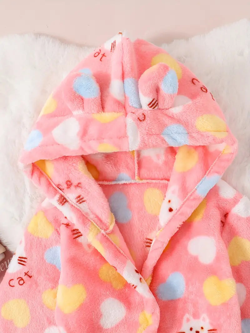 Peignoir de Bain Enfant Fille Chaud — photo 3