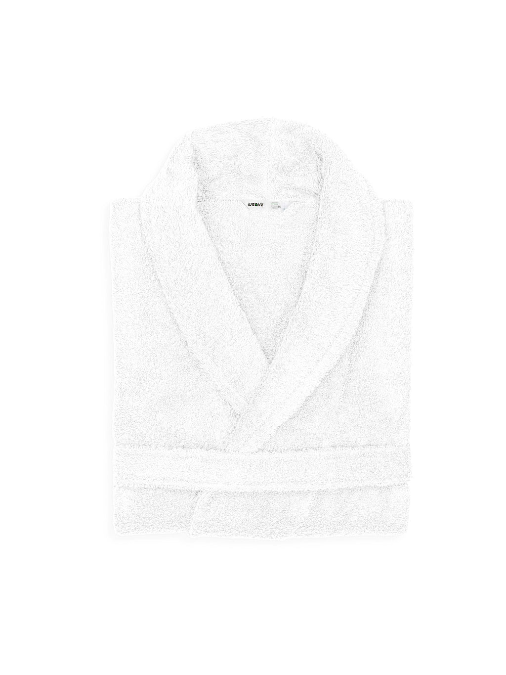 Unisex long terry towelling bathrobe
