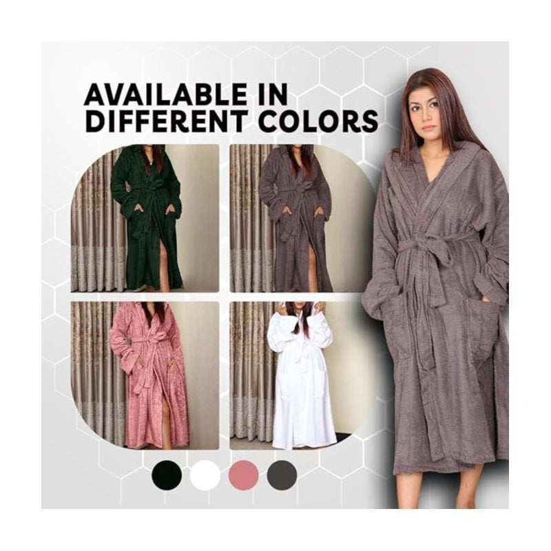 Unisex terry towelling bathrobe, luxury