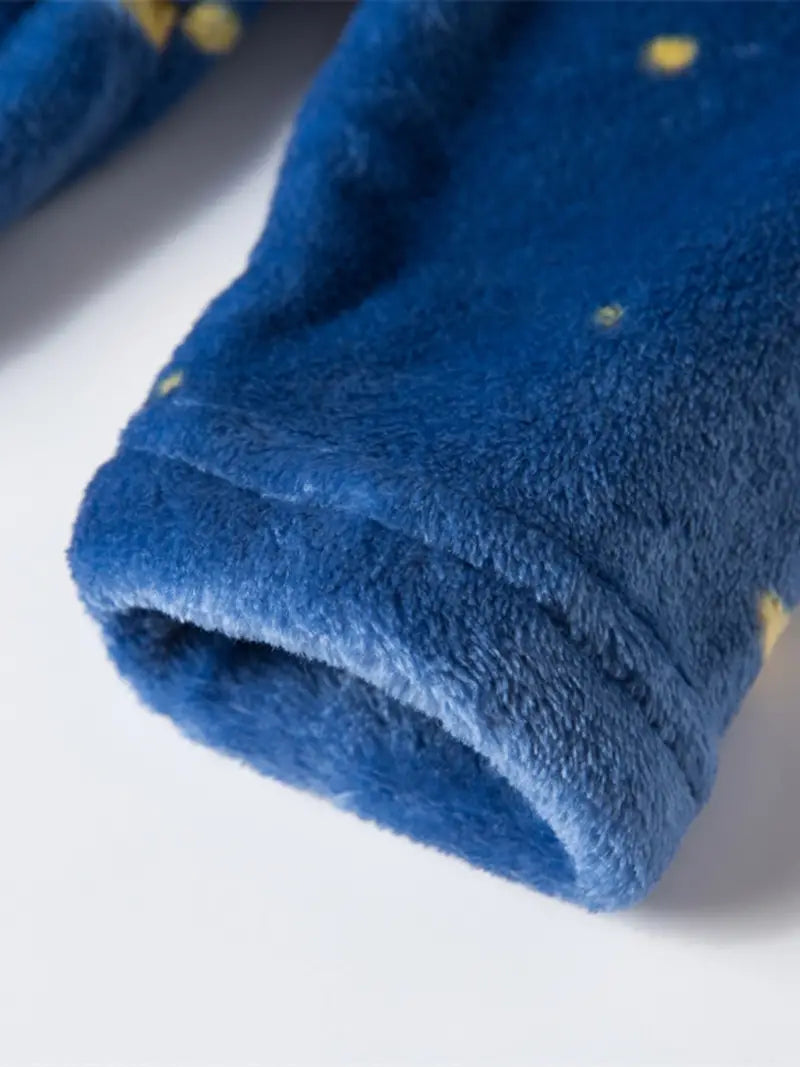 Peignoir de Bain Enfant Garçon Motif Espace — photo 4