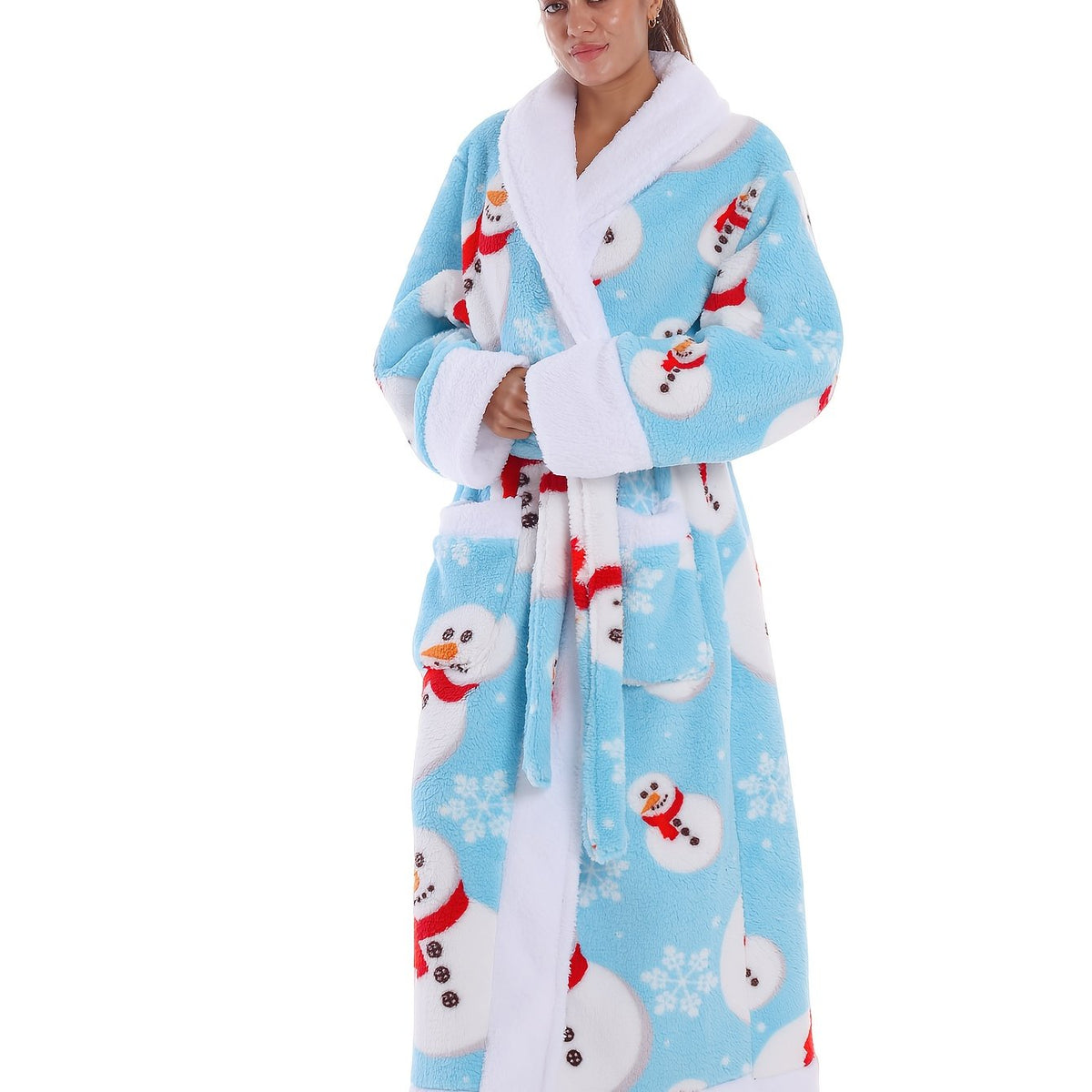 Blue Snowman - No Hat / One-size