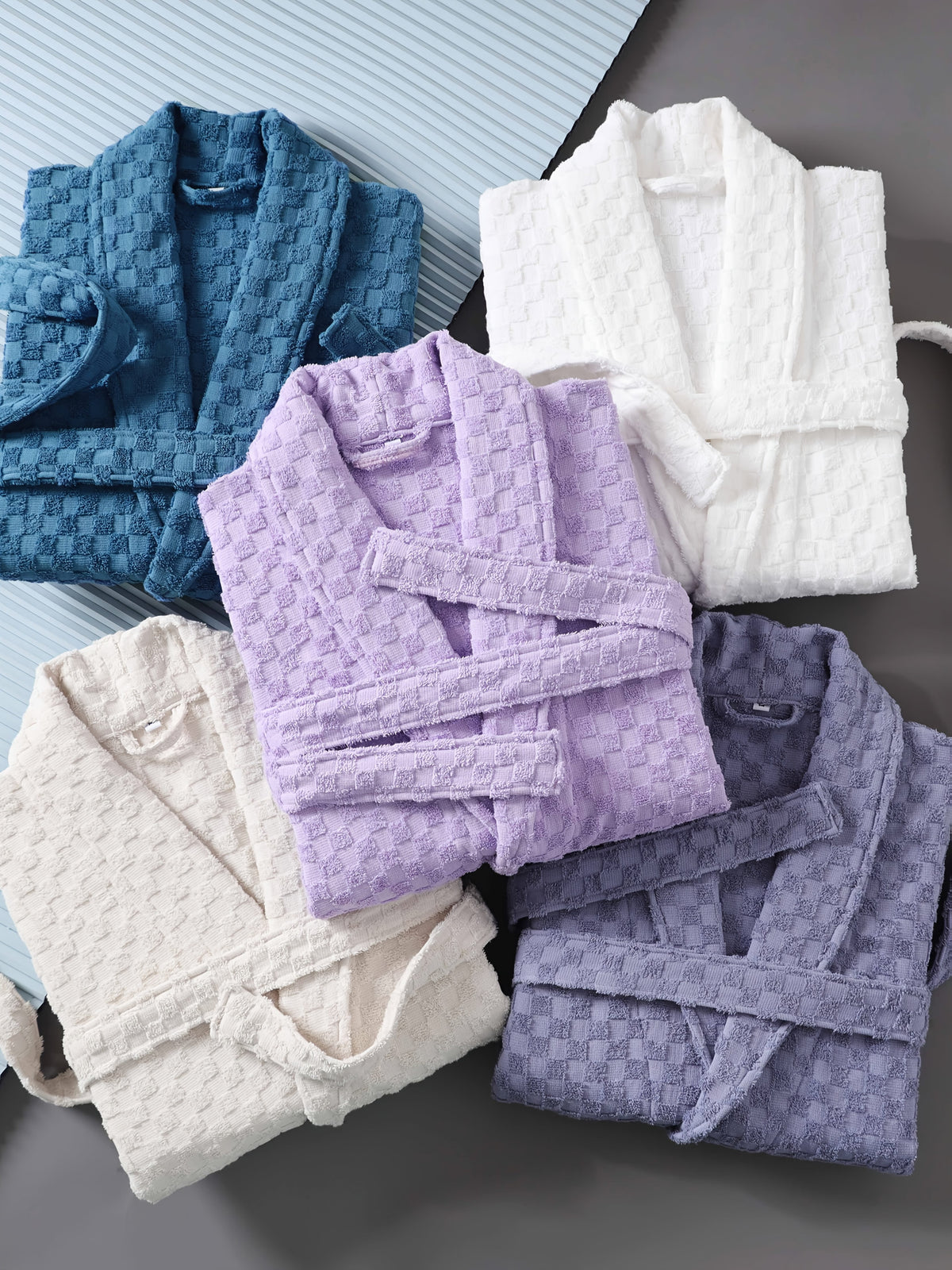 Women's fleece bathrobe his and hers
