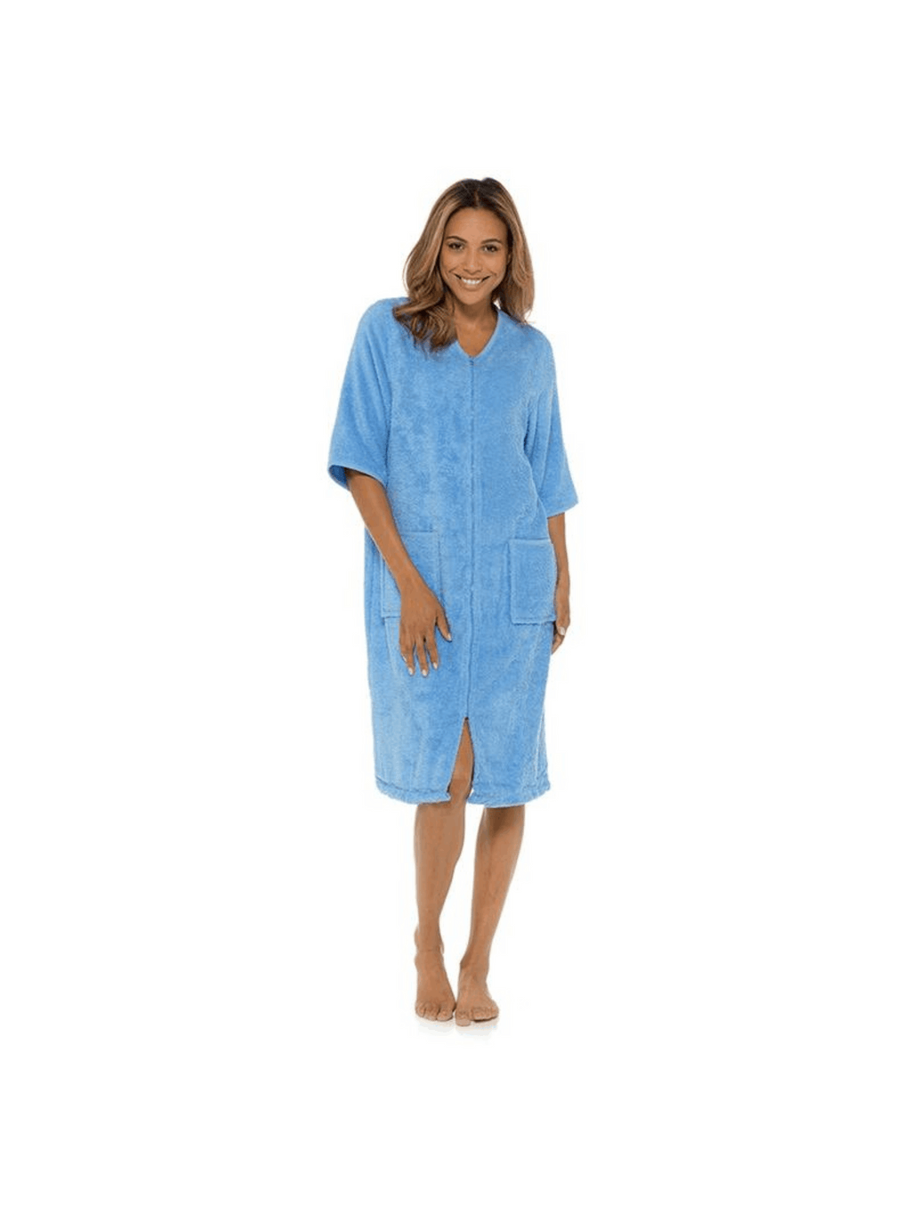 Women's terry towelling dressing gown