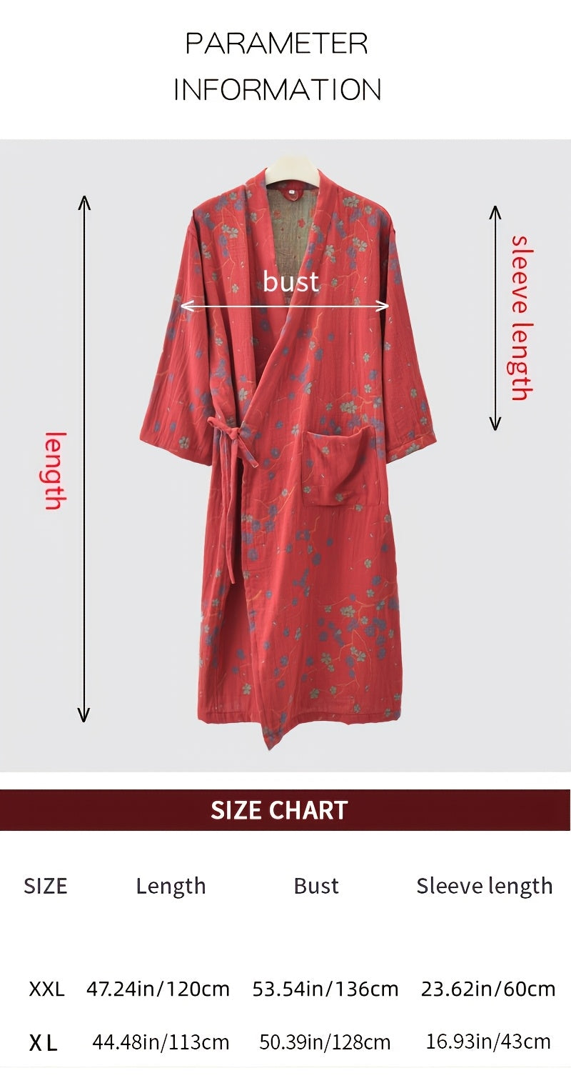 Women's bathrobe, lightweight