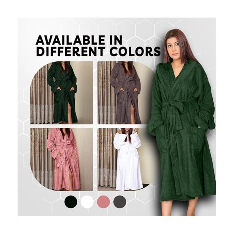 Unisex terry towelling bathrobe, luxury