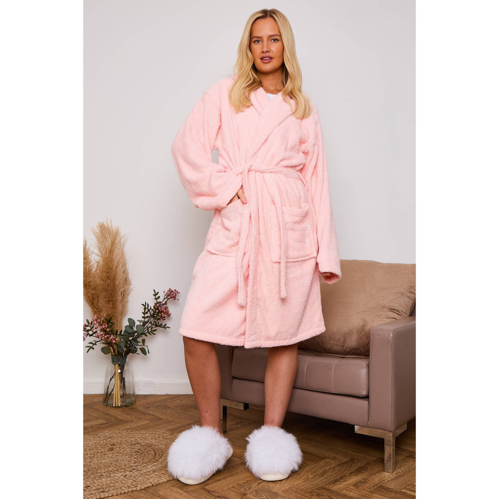 Unisex terry towelling bathrobe, luxury