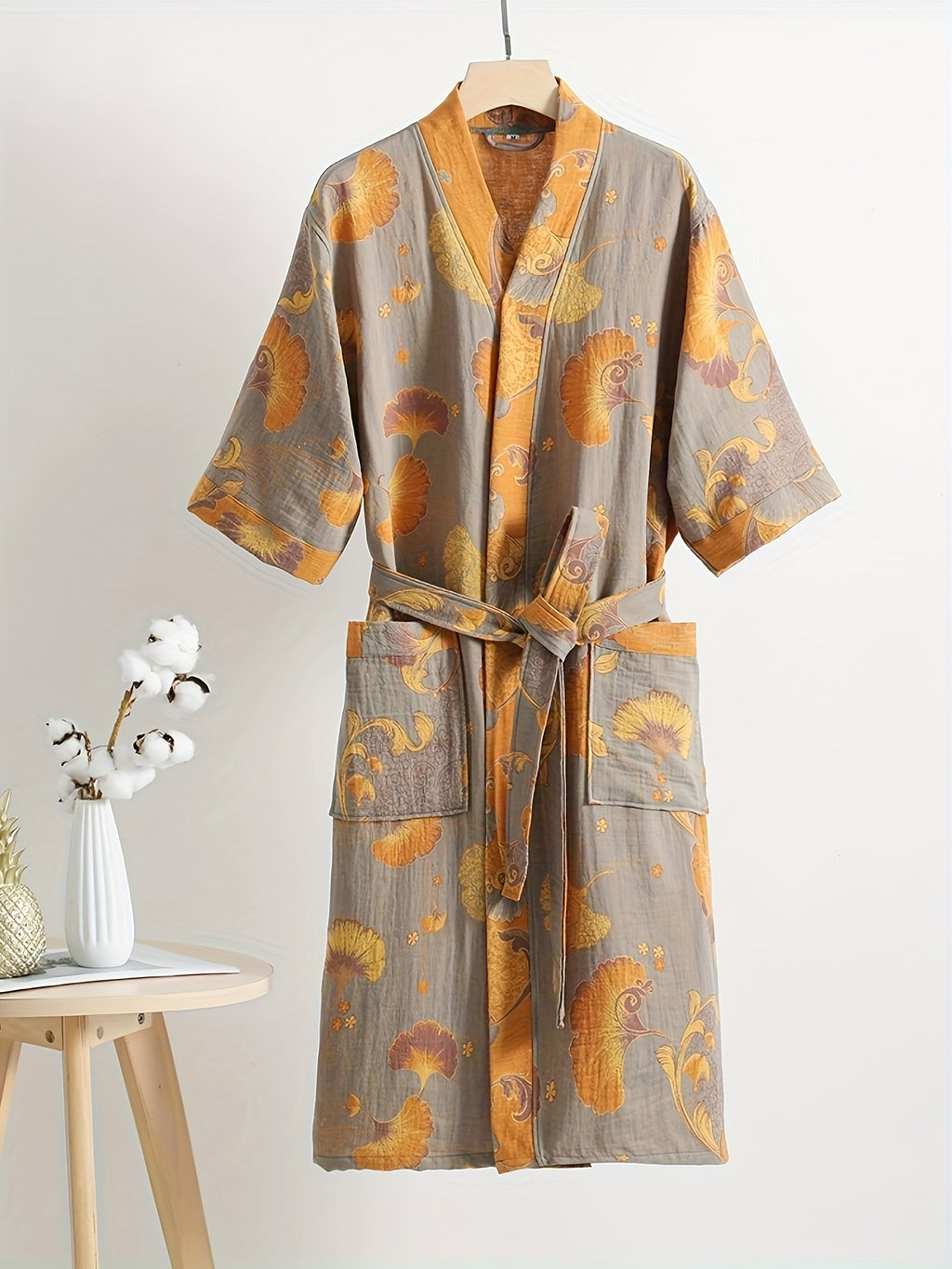 Unisex bathrobe spa style