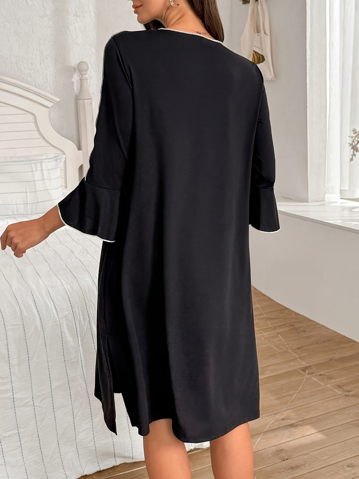 Women's MAMA print maternity nightdress
