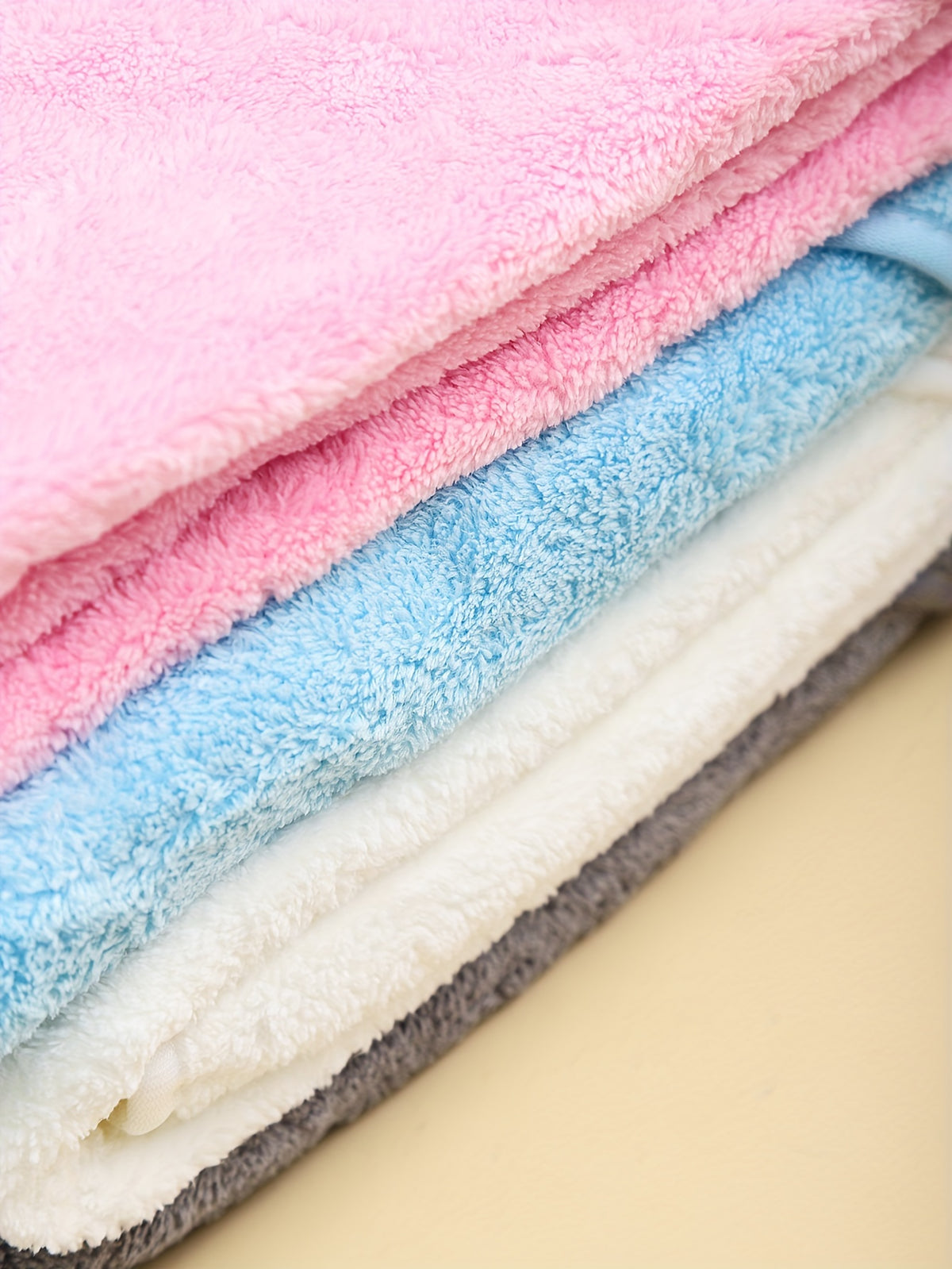 Baby hooded bathrobe