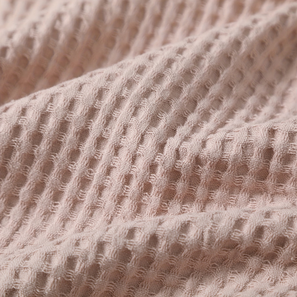 Unisex waffle dressing gown