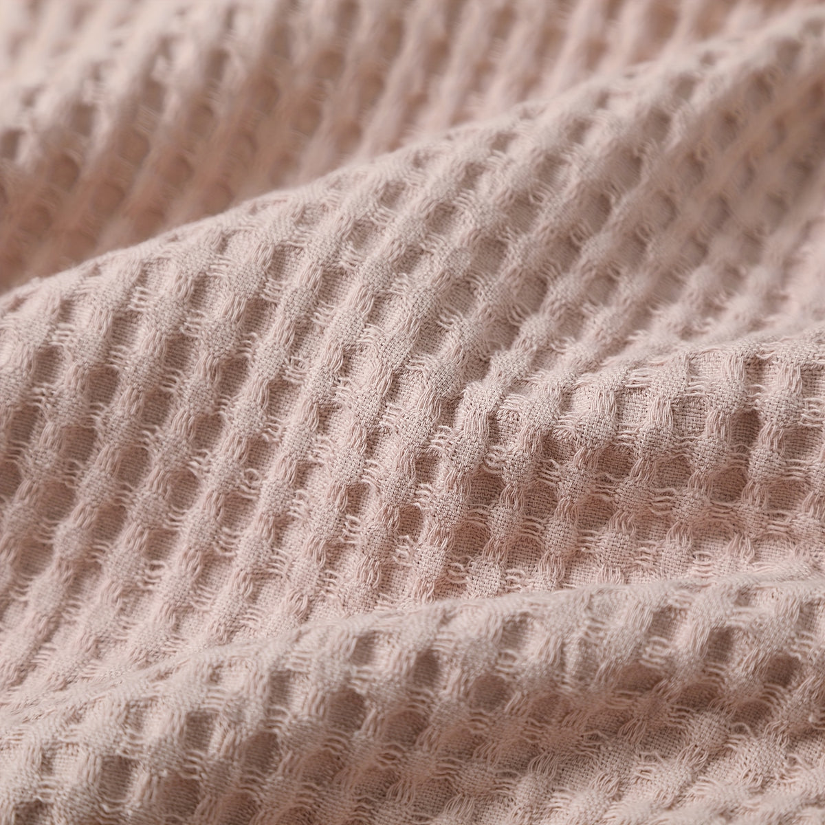 Unisex waffle dressing gown