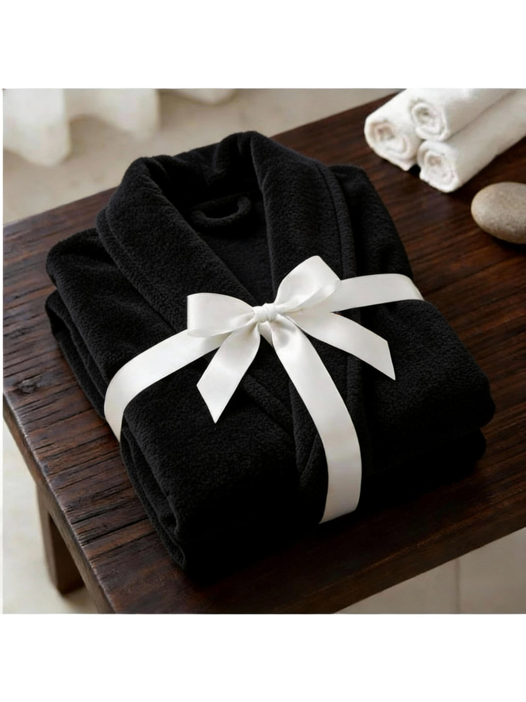 Unisex cotton bathrobe
