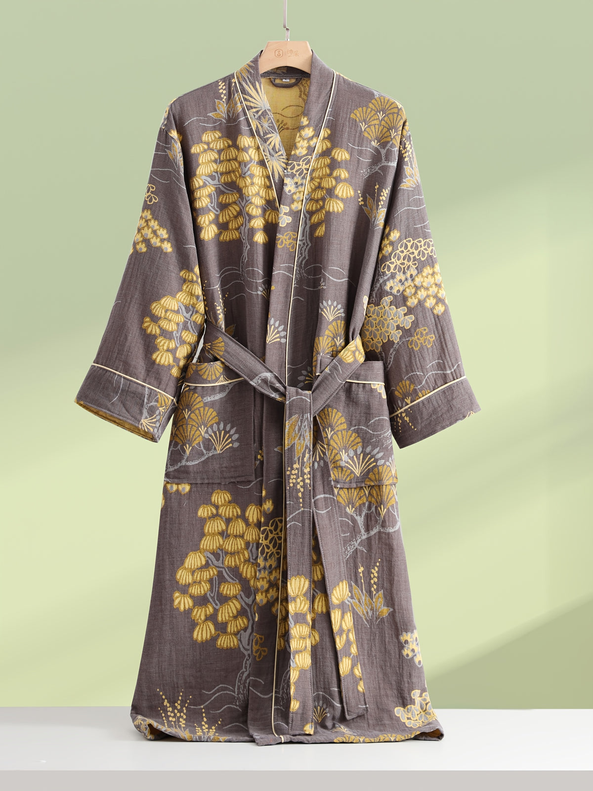 Women's long bathrobe his and hers
