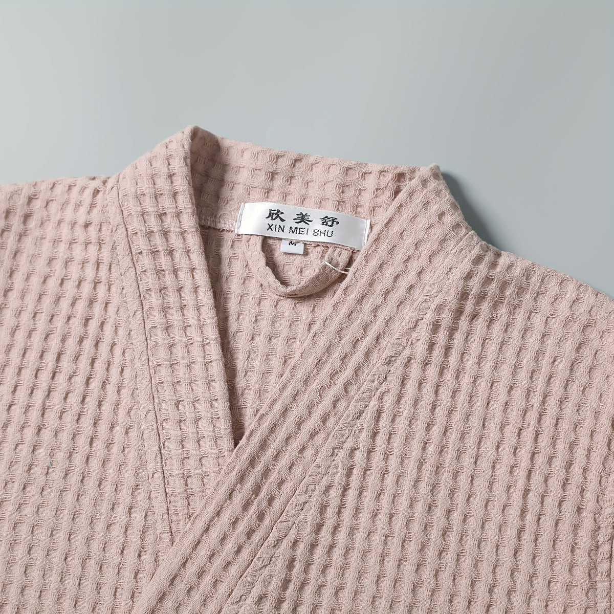 Unisex waffle dressing gown