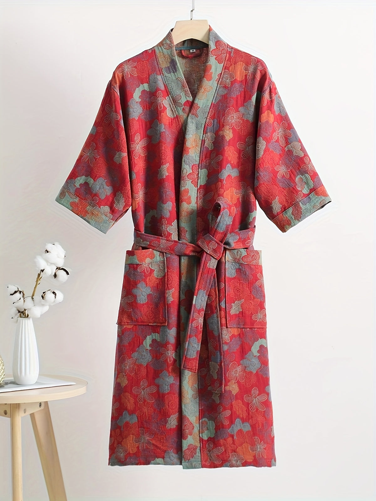 Unisex bathrobe spa style