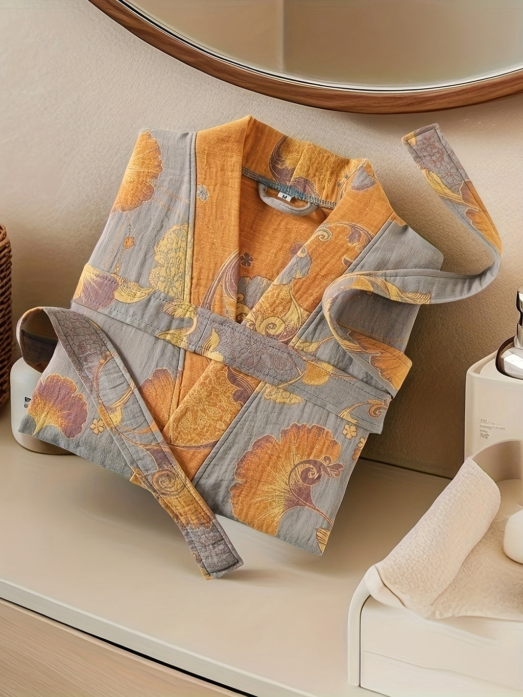 Unisex bathrobe spa style